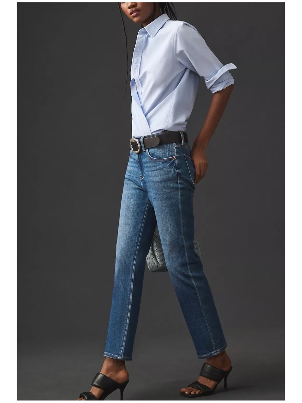Pistola Women’s Sz 29 High Rise Jeans Monroe Cigarette Slim Stretch Denim